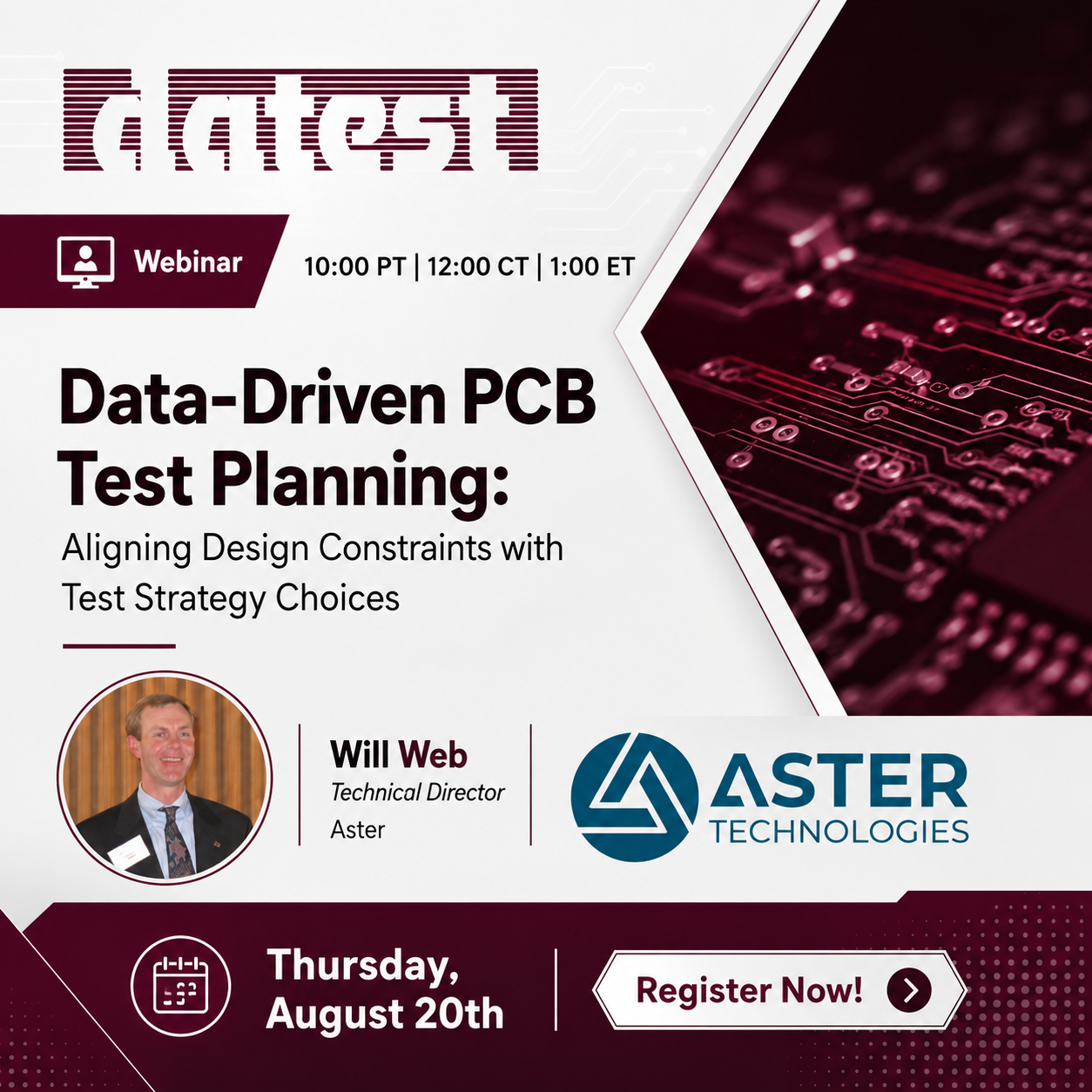 Data-Drive PCB Test Planning